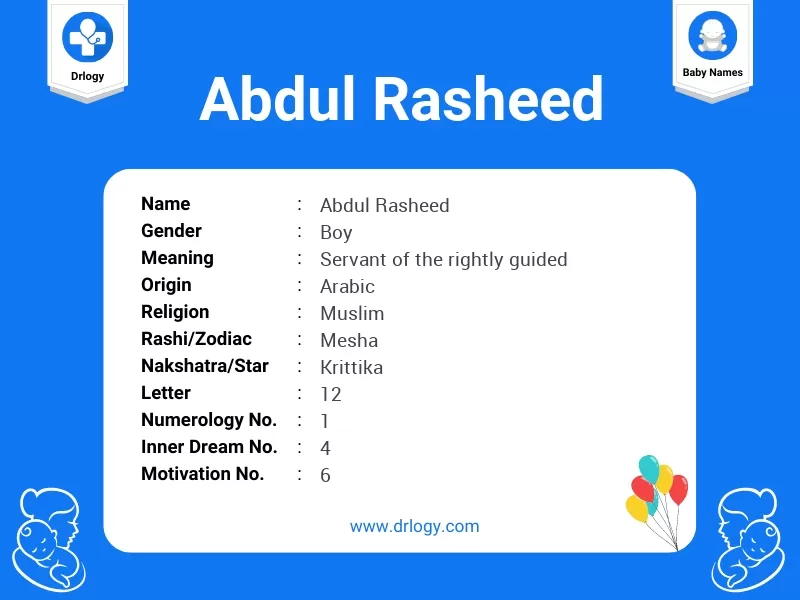 Abdul Rasheed Name Meaning